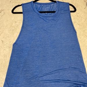 Blue razorback lululemon tank top